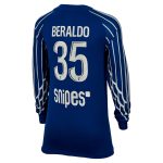psg jordan fourth stadium shirt 2024-25 – long sleeve – kids with beraldo 35 printing Kits Collection | Shop PSG Gear