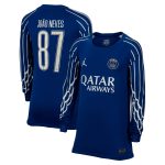 psg jordan fourth stadium shirt 2024-25 – long sleeve – kids with cup printing joao neves 87 Kits Collection | Shop PSG Gear
