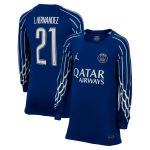 psg jordan fourth stadium shirt 2024-25 – long sleeve – kids with cup printing l.hernandez 21 Kits Collection | Shop PSG Gear