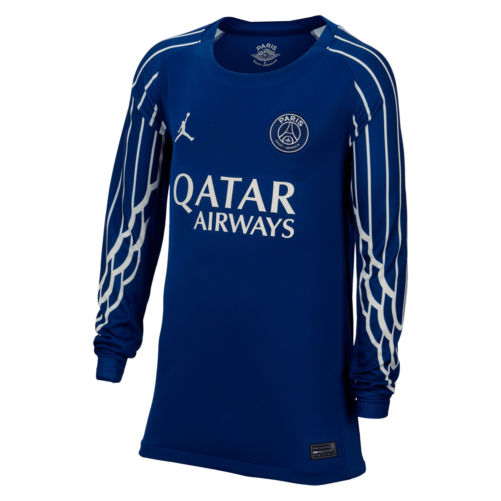 psg jordan fourth stadium shirt 2024-25 – long sleeve – kids with cup printing n.mendes 25 Kits Collection | Shop PSG Gear