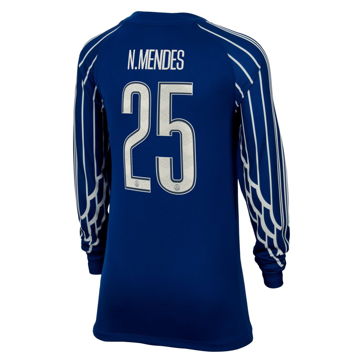 psg jordan fourth stadium shirt 2024-25 – long sleeve – kids with cup printing n.mendes 25 Kits Collection | Shop PSG Gear