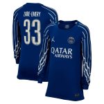 psg jordan fourth stadium shirt 2024-25 – long sleeve – kids with cup printing zaire-emery 33 Kits Collection | Shop PSG Gear