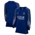 psg jordan fourth stadium shirt 2024-25 – long sleeve – kids with custom printing Kits Collection | Shop PSG Gear