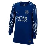 psg jordan fourth stadium shirt 2024-25 – long sleeve – kids with fabian 8 printing Kits Collection | Shop PSG Gear