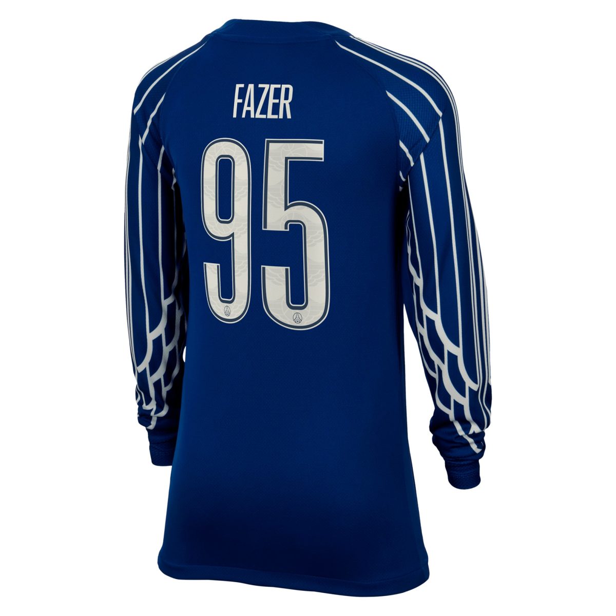 psg jordan fourth stadium shirt 2024-25 – long sleeve – kids with fazer 95 printing Kits Collection | Shop PSG Gear