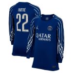 psg jordan fourth stadium shirt 2024-25 – long sleeve – kids with hurtre 22 printing Kits Collection | Shop PSG Gear