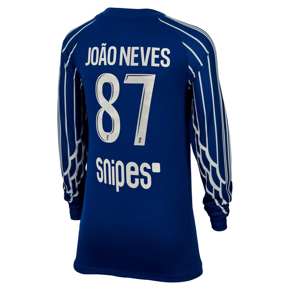 psg jordan fourth stadium shirt 2024-25 – long sleeve – kids with joao neves 87 printing Kits Collection | Shop PSG Gear
