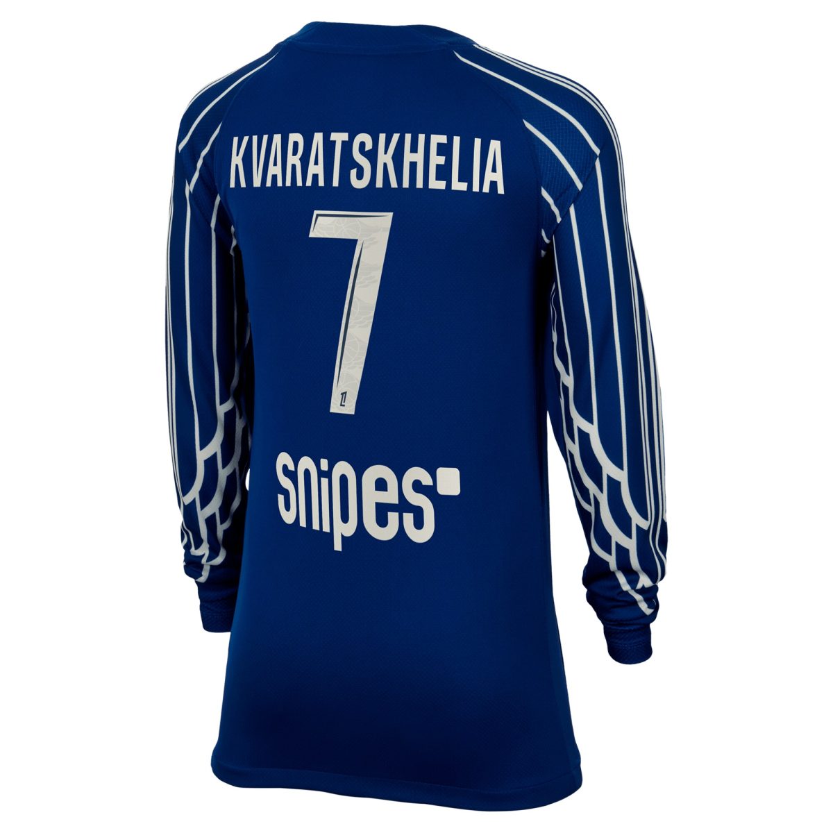 psg jordan fourth stadium shirt 2024-25 – long sleeve – kids with kvaratskhelia 7 printing Kits Collection | Shop PSG Gear