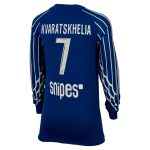 psg jordan fourth stadium shirt 2024-25 – long sleeve – kids with kvaratskhelia 7 printing Kits Collection | Shop PSG Gear
