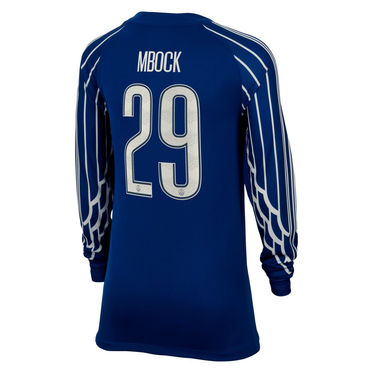 psg jordan fourth stadium shirt 2024-25 – long sleeve – kids with mbock 29 printing Kits Collection | Shop PSG Gear