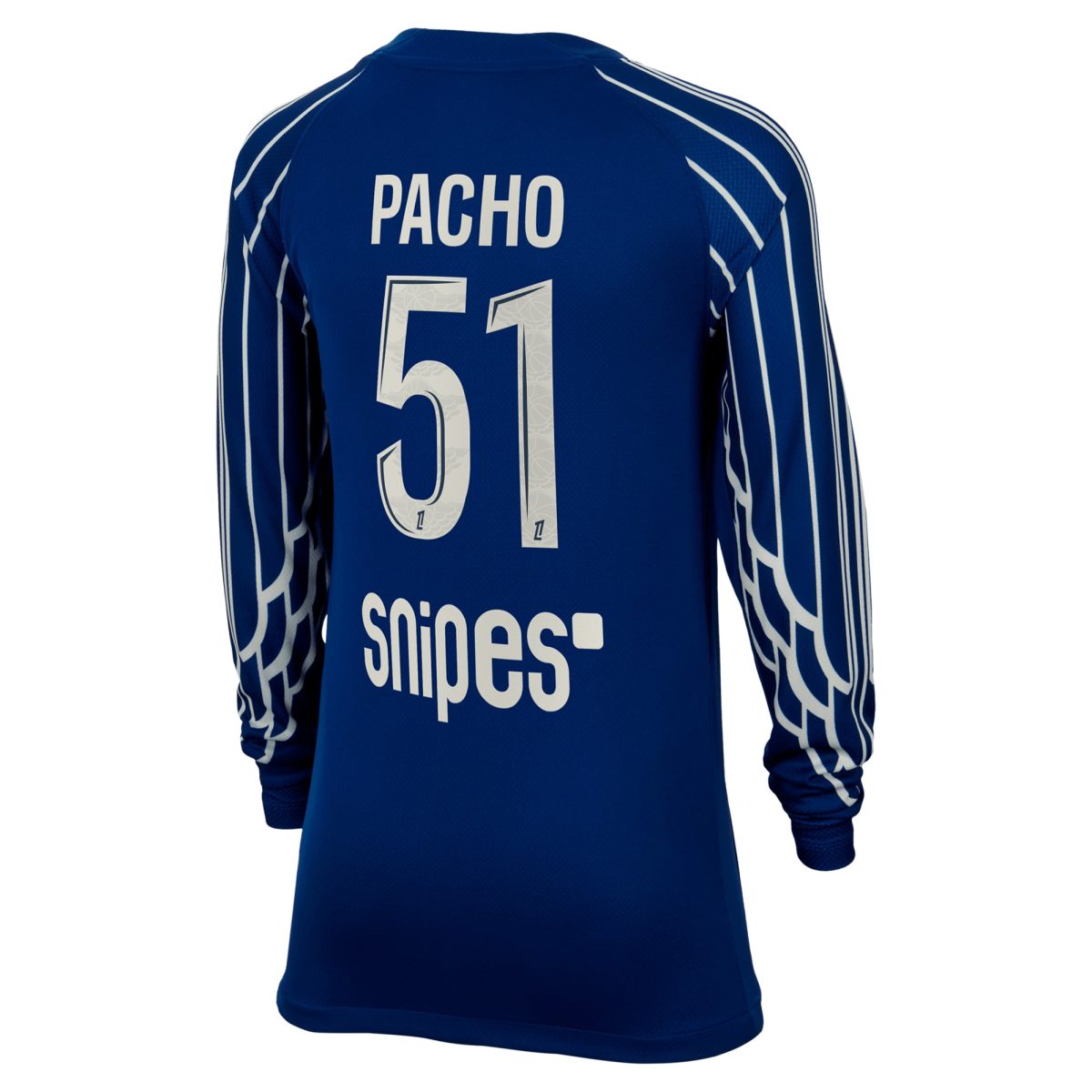 psg jordan fourth stadium shirt 2024-25 – long sleeve – kids with pacho 51 printing Kits Collection | Shop PSG Gear