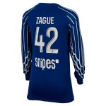 psg jordan fourth stadium shirt 2024-25 – long sleeve – kids with zague 42 printing Kits Collection | Shop PSG Gear