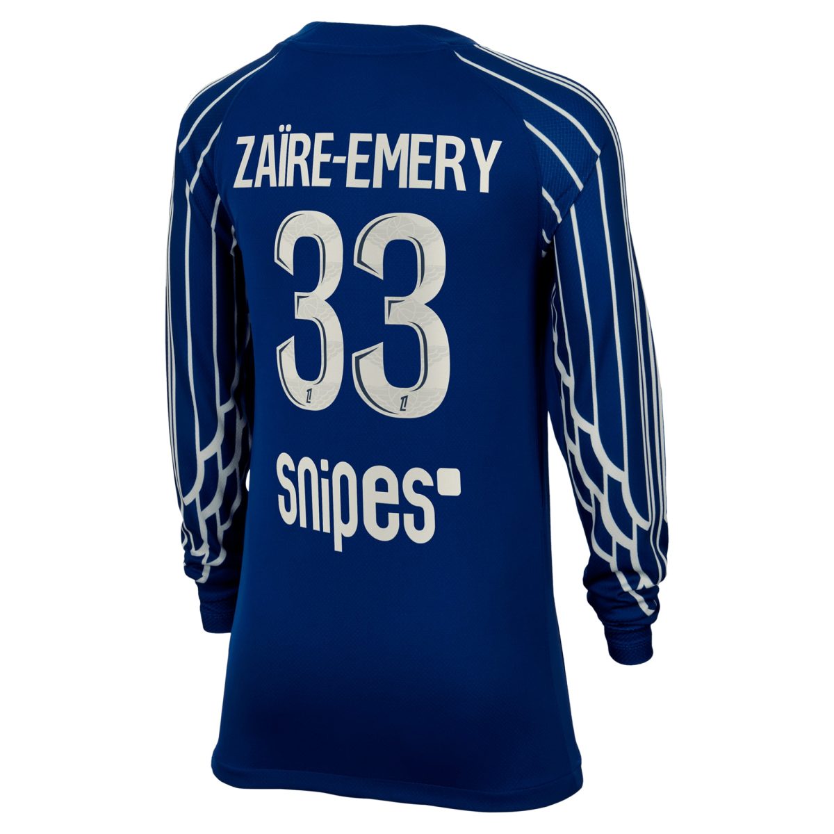 psg jordan fourth stadium shirt 2024-25 – long sleeve – kids with zaire-emery 33 printing Kits Collection | Shop PSG Gear