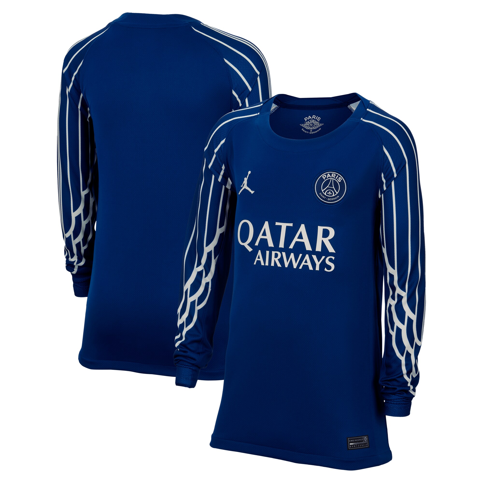 psg jordan fourth stadium shirt 2024-25 – long sleeve – kids Kits Collection | Shop PSG Gear