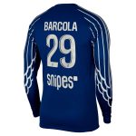 psg jordan fourth stadium shirt 2024-25 – long sleeve with barcola 29 printing Kits Collection | Shop PSG Gear
