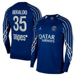 psg jordan fourth stadium shirt 2024-25 – long sleeve with beraldo 35 printing Kits Collection | Shop PSG Gear