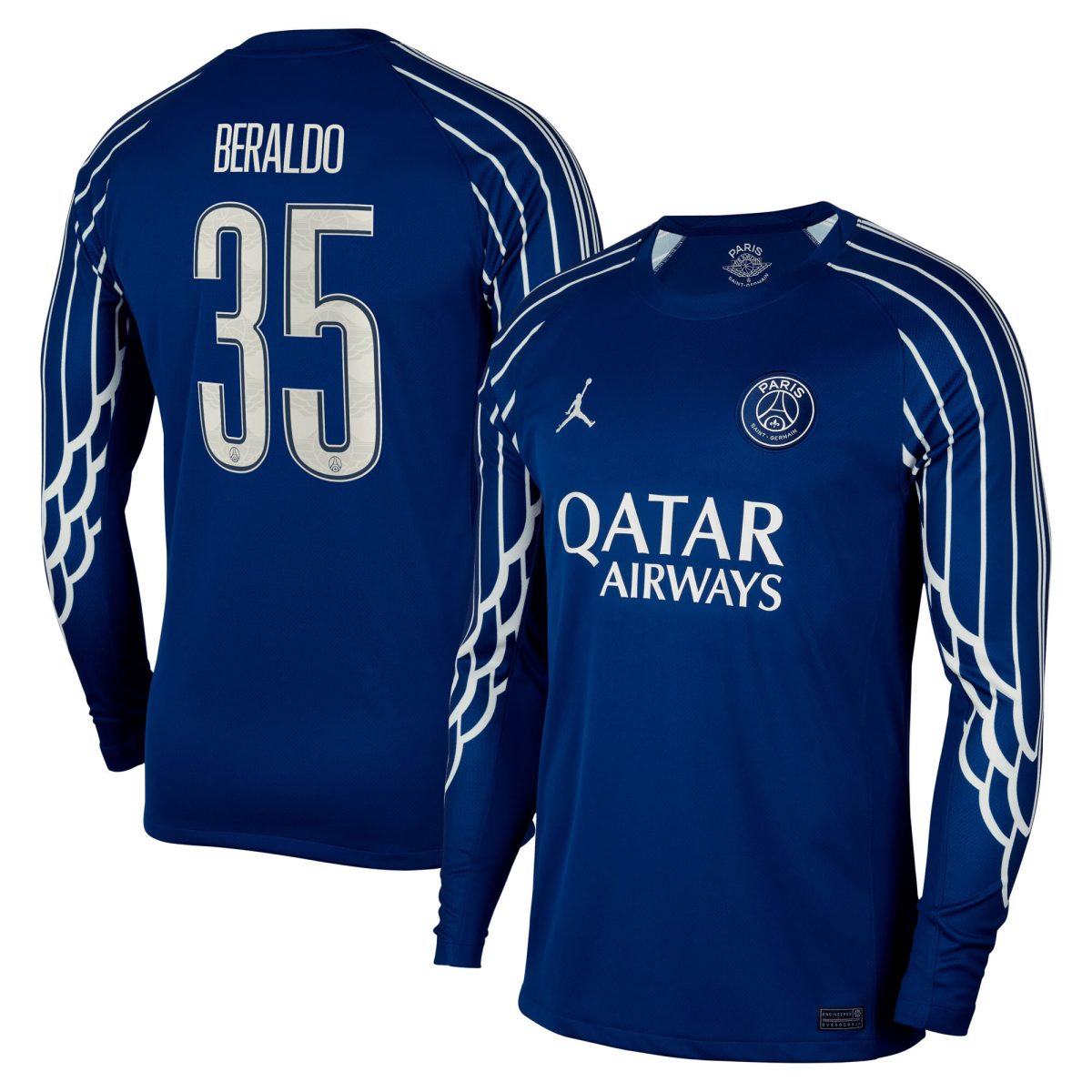 psg jordan fourth stadium shirt 2024-25 – long sleeve with cup printing beraldo 35 Kits Collection | Shop PSG Gear
