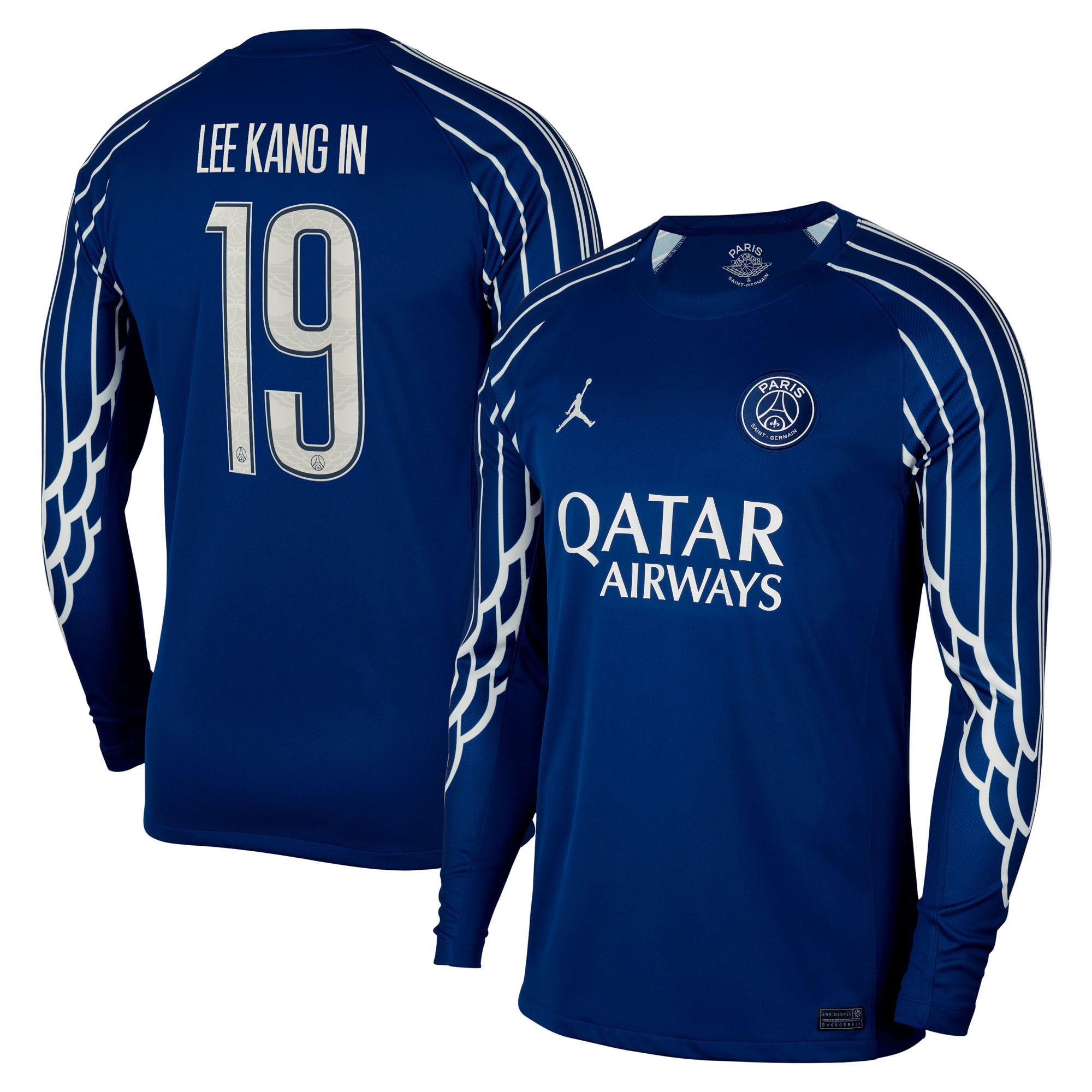 psg jordan fourth stadium shirt 2024-25 – long sleeve with cup printing lee kang in 19 Kits Collection | Shop PSG Gear