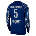 psg jordan fourth stadium shirt 2024-25 – long sleeve with marquinhos 5 printing Kits Collection | Shop PSG Gear