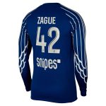 psg jordan fourth stadium shirt 2024-25 – long sleeve with zague 42 printing Kits Collection | Shop PSG Gear