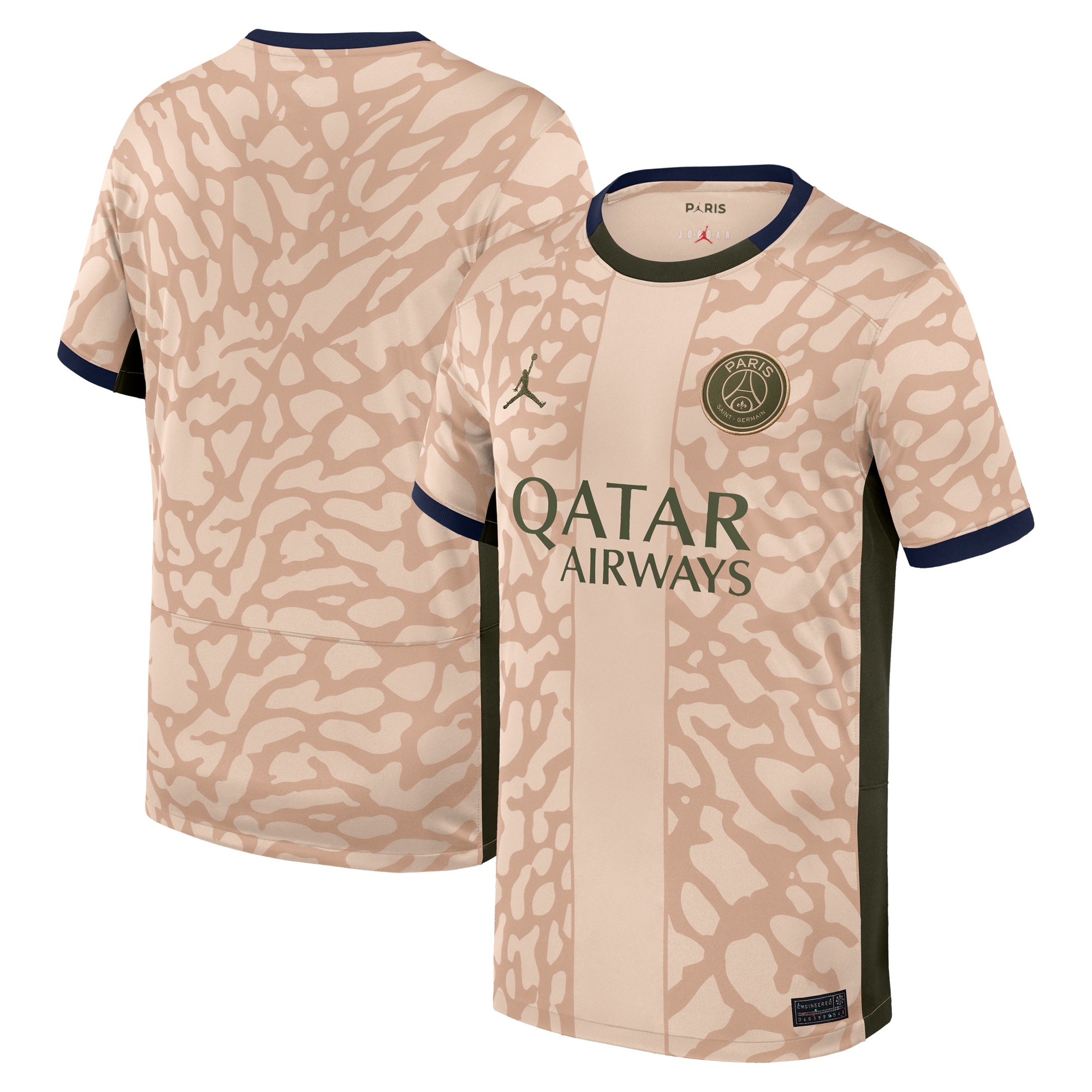psg jordan fourth stadium shirt 2324 – kids with custom printing Kits Collection | Shop PSG Gear