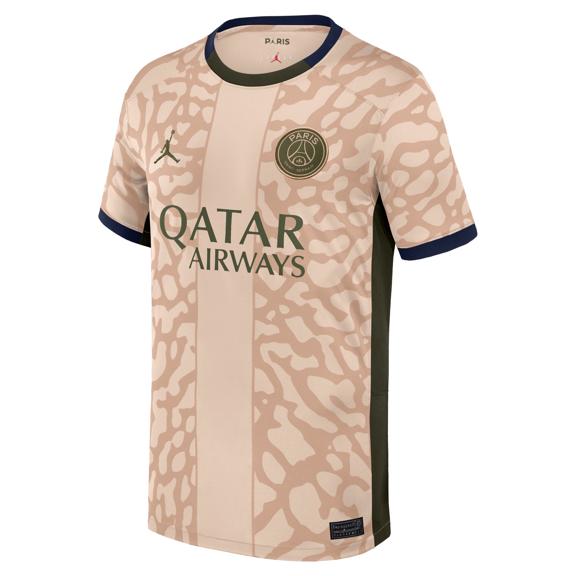 psg jordan fourth stadium shirt 2324 – kids with custom printing Kits Collection | Shop PSG Gear