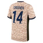 psg jordan fourth stadium shirt 2324 with groenen 14 printing Kits Collection | Shop PSG Gear