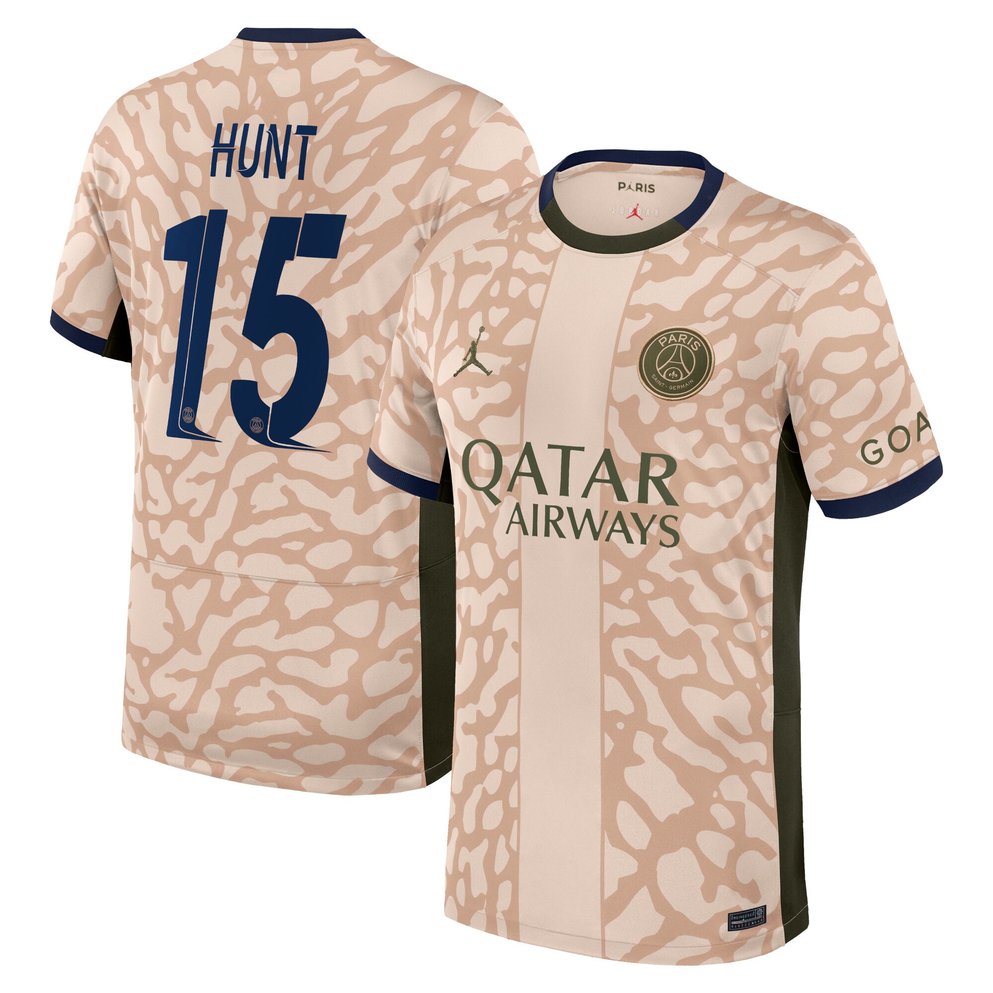 psg jordan fourth stadium shirt 2324 with hunt 15 printing Kits Collection | Shop PSG Gear