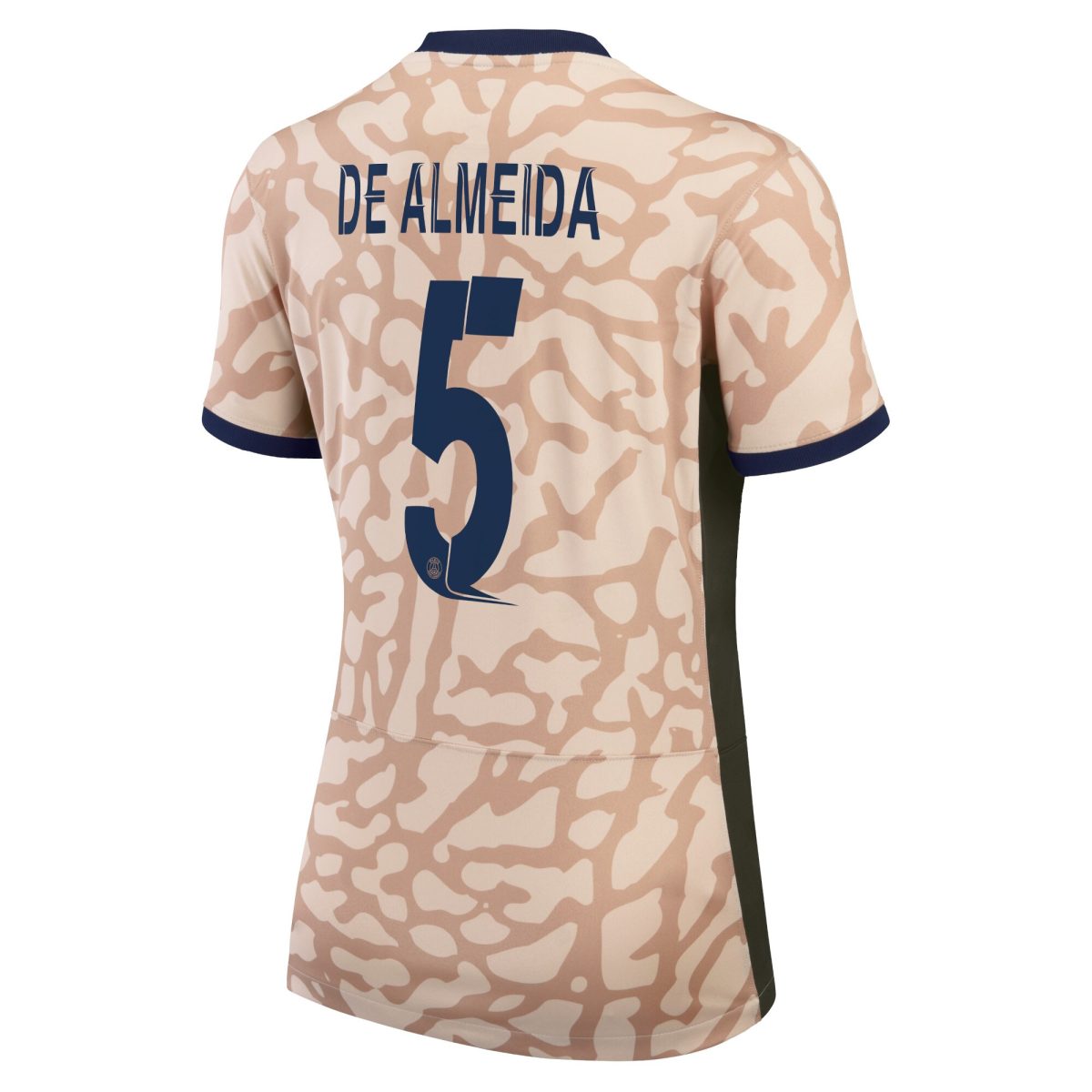 psg jordan fourth stadium shirt 2324 – womens with de almeida 5 printing Kits Collection | Shop PSG Gear