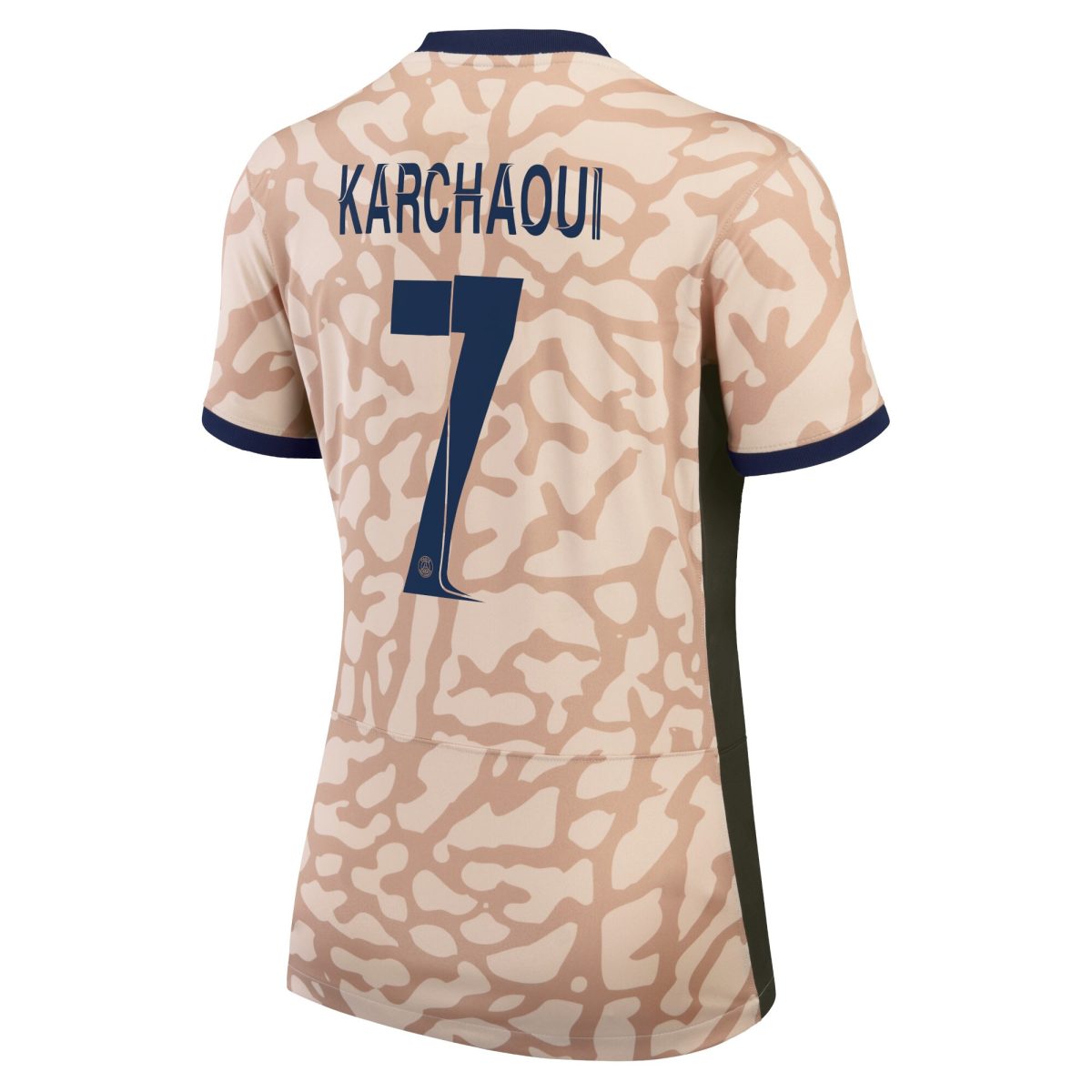 psg jordan fourth stadium shirt 2324 – womens with karchaoui 7 printing Kits Collection | Shop PSG Gear