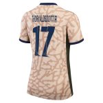 psg jordan fourth stadium shirt 2324 – womens with thorvaldsdottir 17 printing Kits Collection | Shop PSG Gear