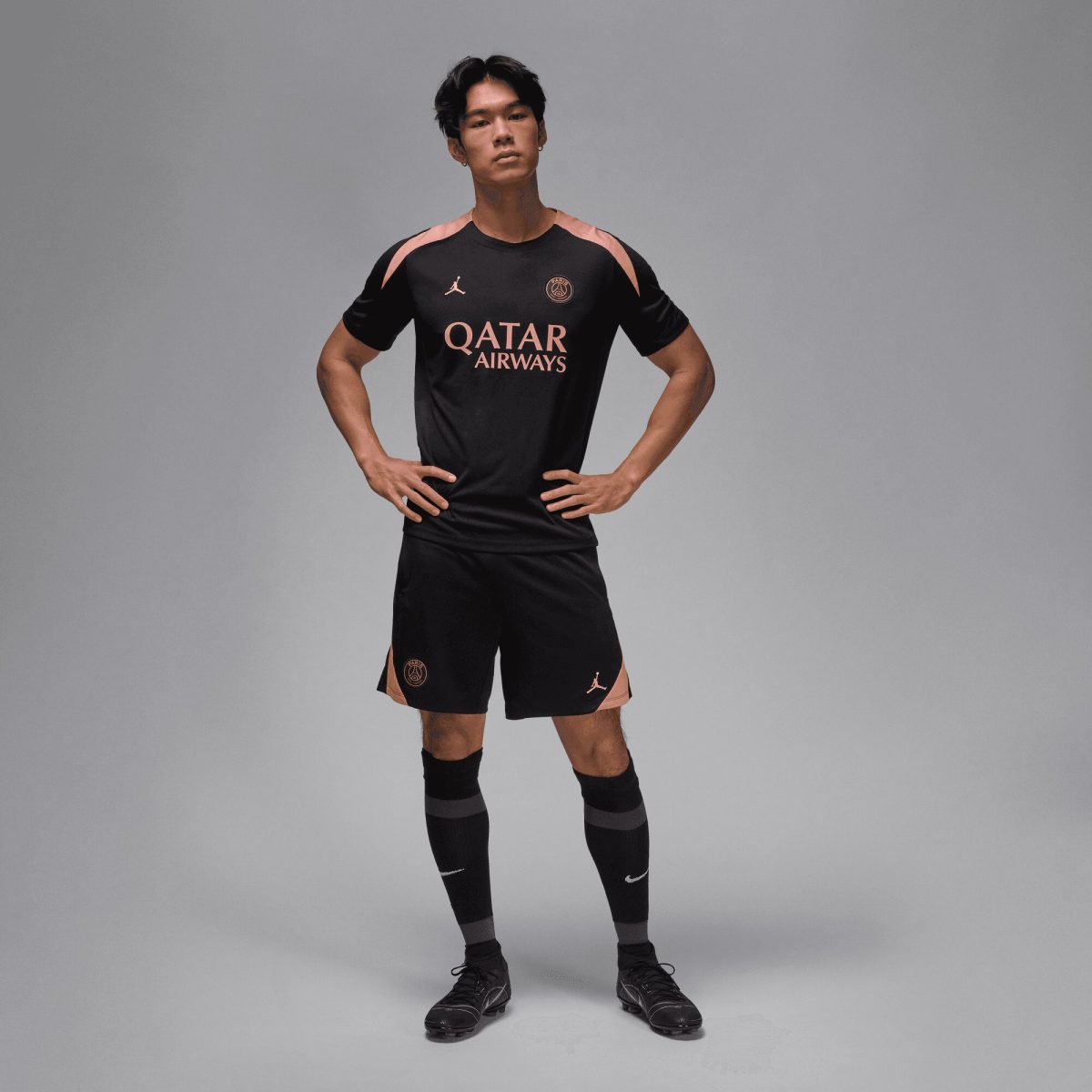 psg jordan strike training top – black Kits Collection | Shop PSG Gear