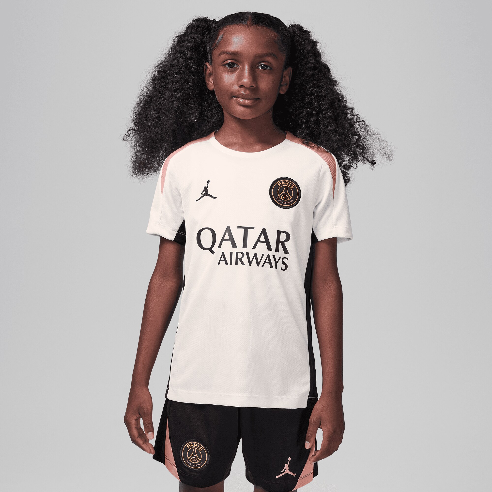 psg jordan strike training top – ivory – kids Kits Collection | Shop PSG Gear