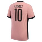 psg jordan third dri-fit adv match shirt 2024-25 with cup printing o.dembele 10 Kits Collection | Shop PSG Gear