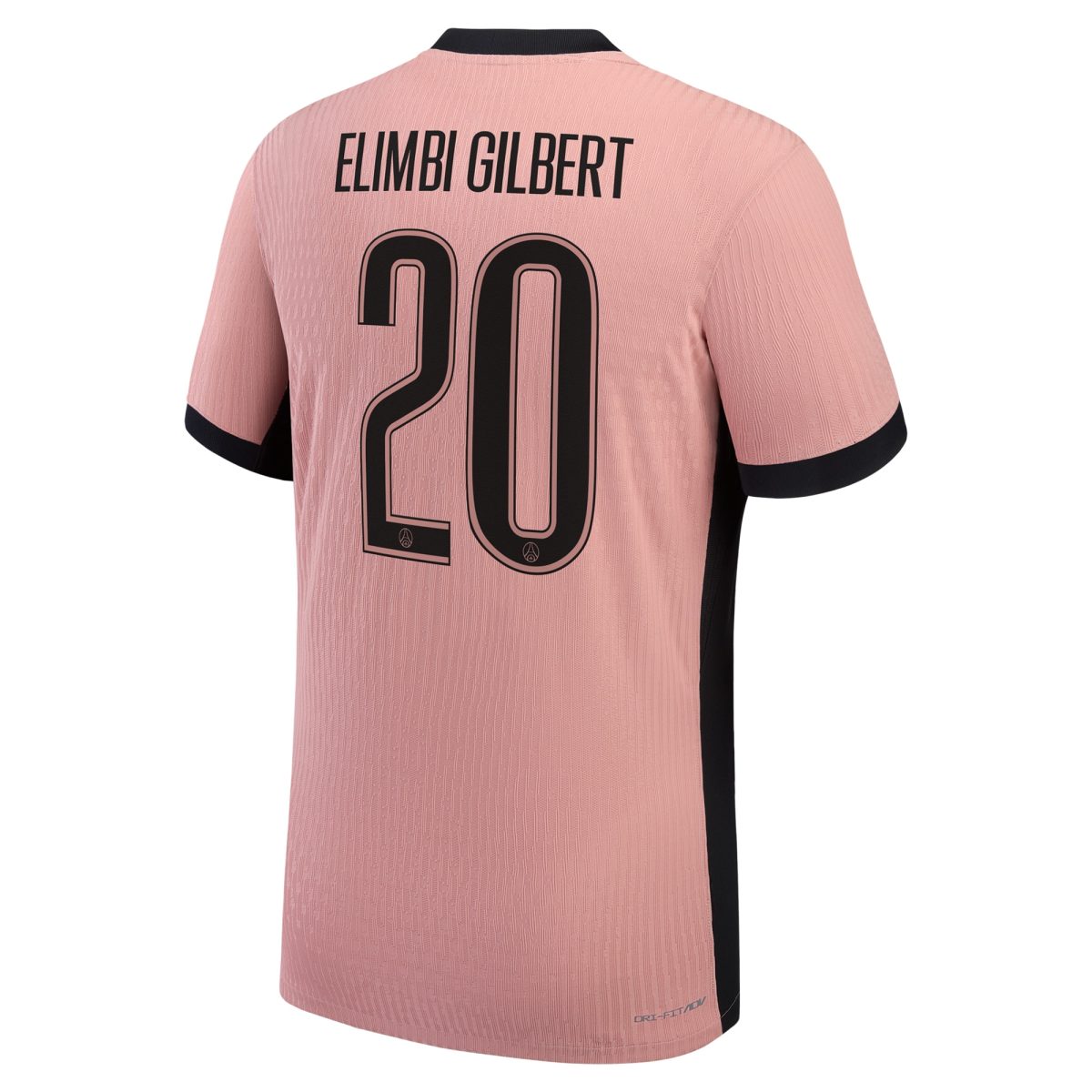 psg jordan third dri-fit adv match shirt 2024-25 with elimbi gilbert 20 printing Kits Collection | Shop PSG Gear