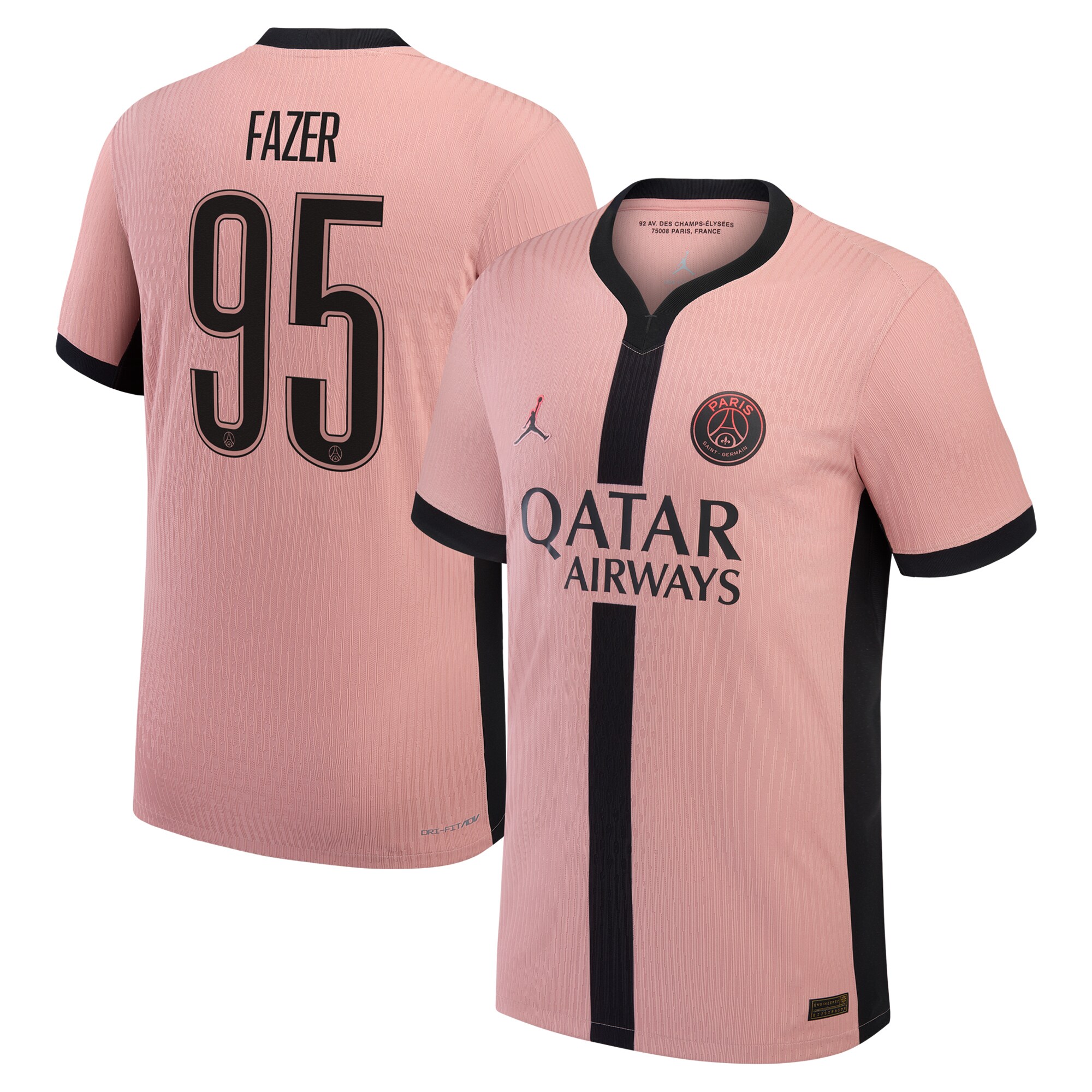 psg jordan third dri-fit adv match shirt 2024-25 with fazer 95 printing Kits Collection | Shop PSG Gear