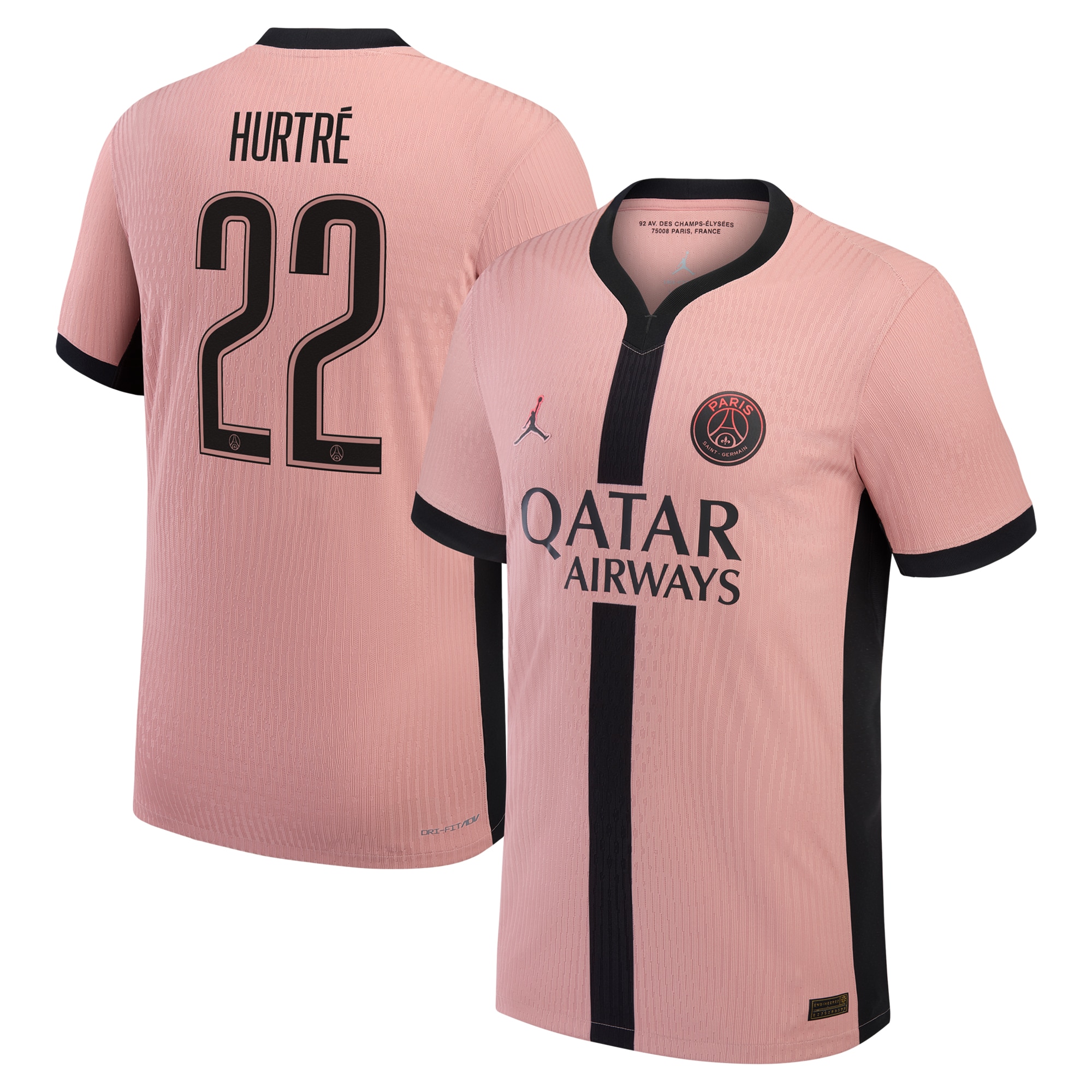 psg jordan third dri-fit adv match shirt 2024-25 with hurtre 22 printing Kits Collection | Shop PSG Gear
