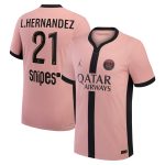 psg jordan third dri-fit adv match shirt 2024-25 with l.hernandez 21 printing Kits Collection | Shop PSG Gear
