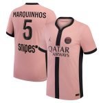 psg jordan third dri-fit adv match shirt 2024-25 with marquinhos 5 printing Kits Collection | Shop PSG Gear