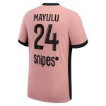 psg jordan third dri-fit adv match shirt 2024-25 with mayulu 24 printing Kits Collection | Shop PSG Gear