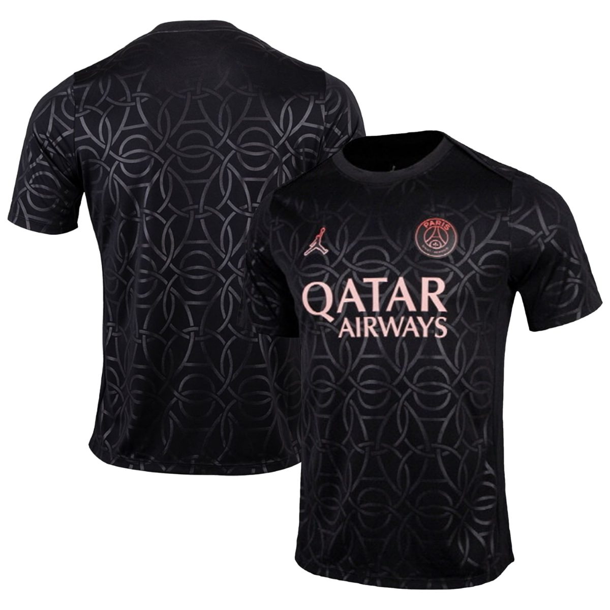 psg jordan third pre match top – black Kits Collection | Shop PSG Gear