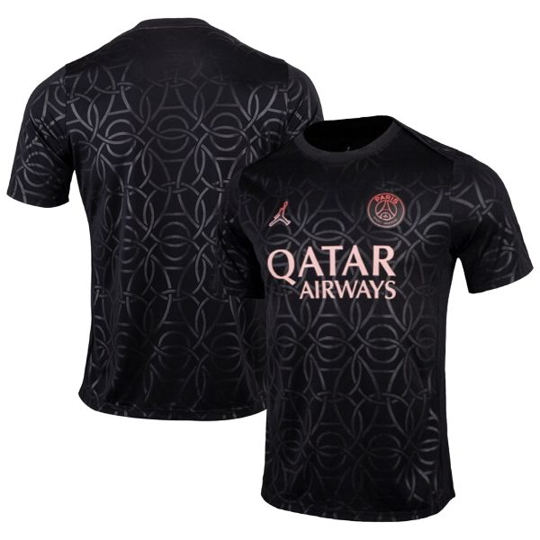 psg jordan third pre match top – black Kits Collection | Shop PSG Gear