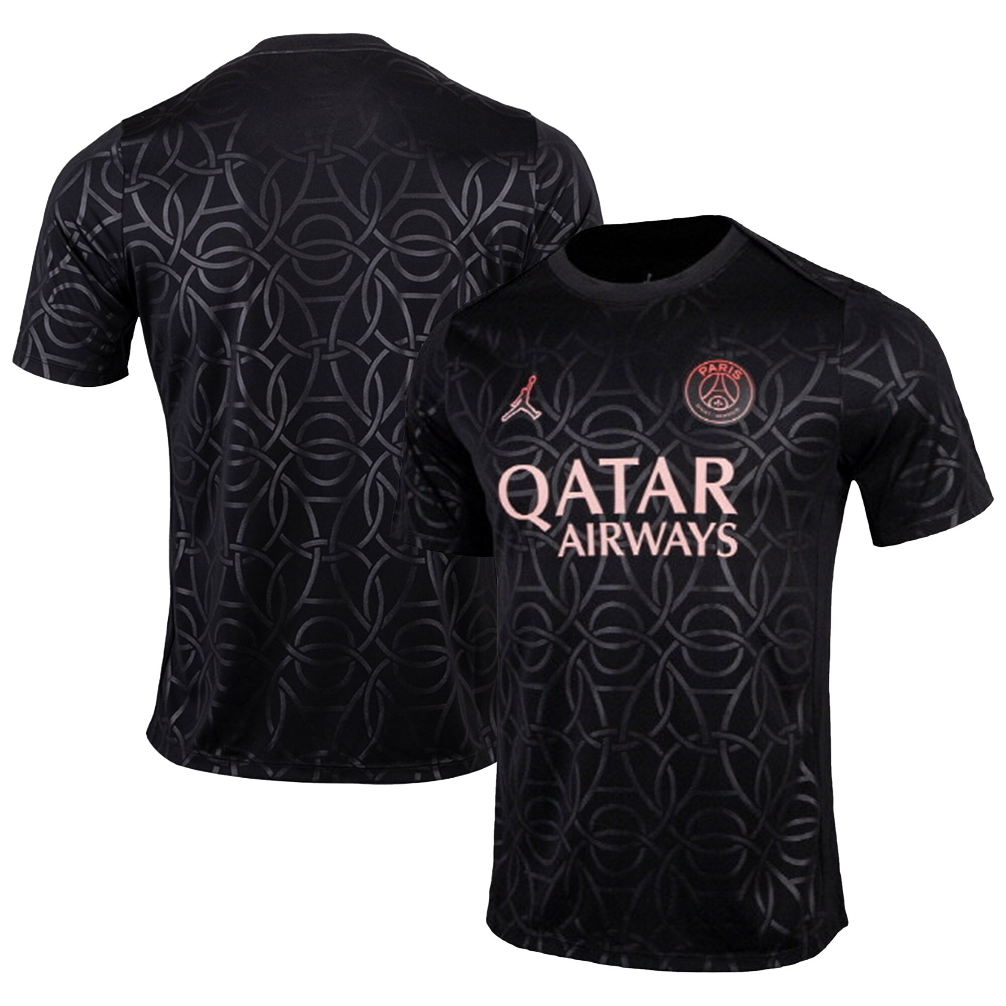 psg jordan third pre match top – black – kids Kits Collection | Shop PSG Gear