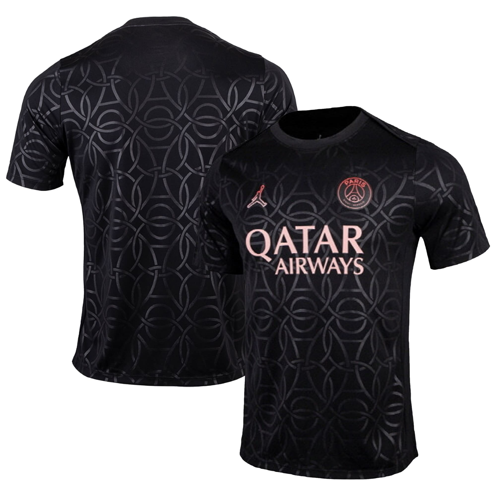 psg jordan third pre match top – black Kits Collection | Shop PSG Gear