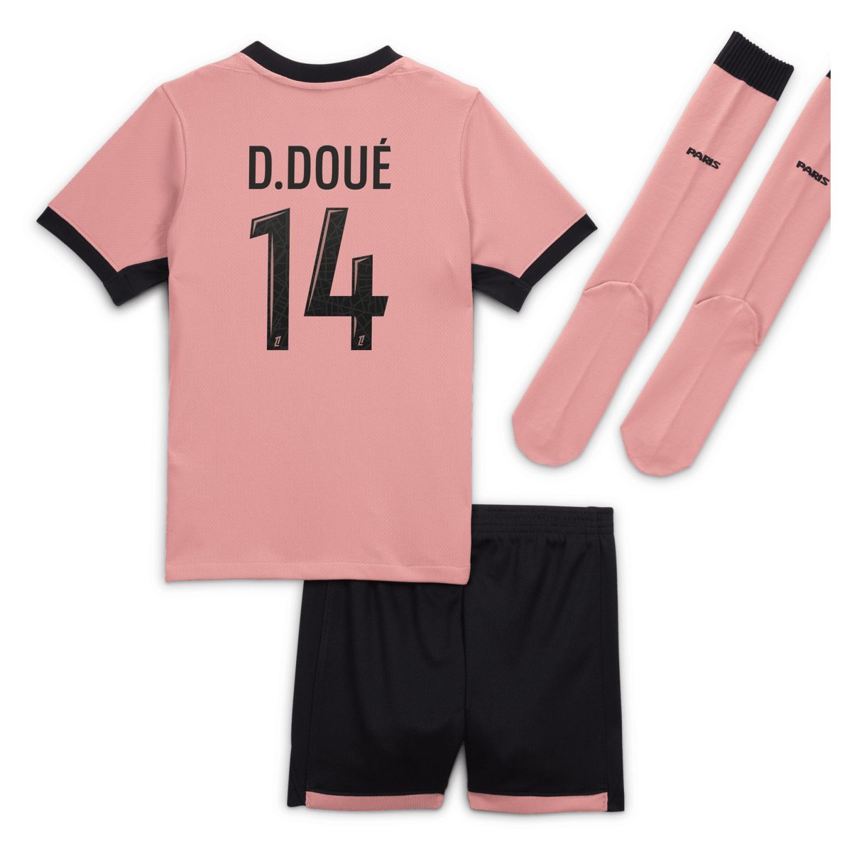 psg jordan third stadium mini kit 2024-25 – little kids with d.doue 14 printing Kits Collection | Shop PSG Gear