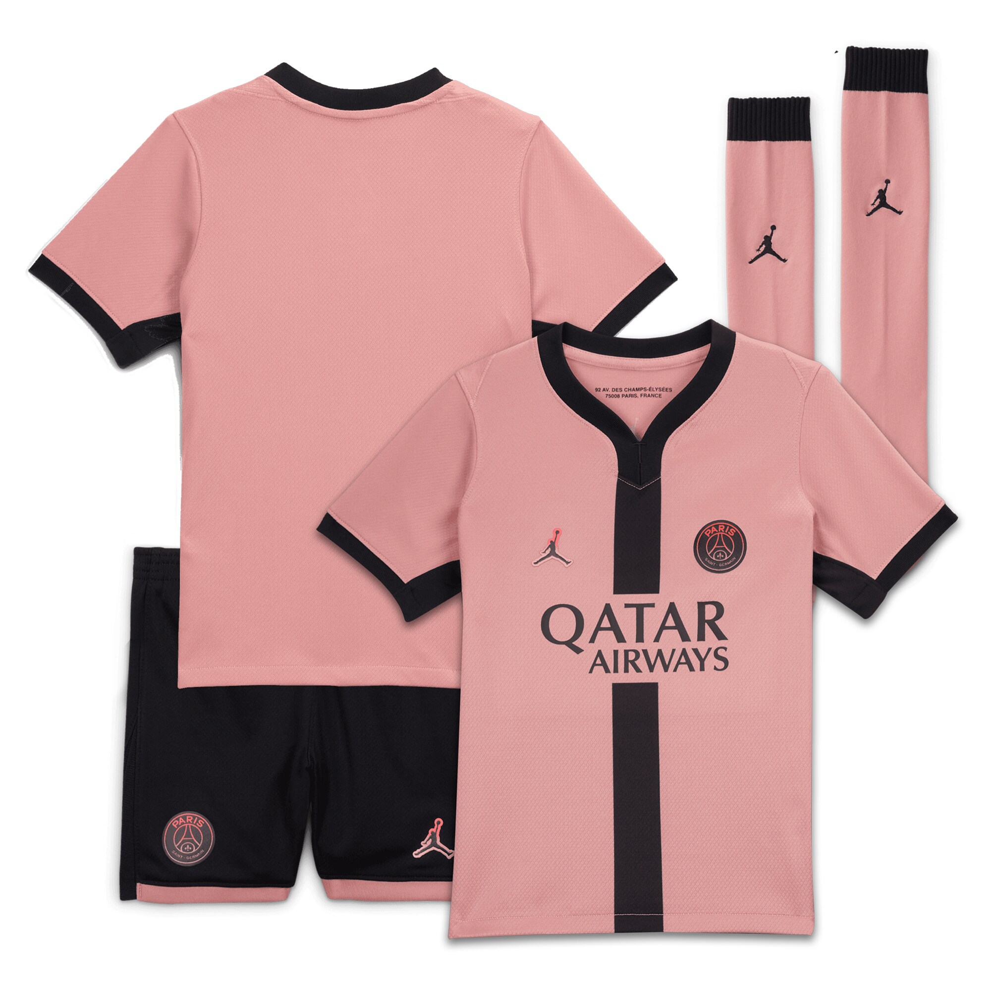 psg jordan third stadium mini kit 2024-25 – little kids Kits Collection | Shop PSG Gear