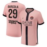 psg jordan third stadium shirt 2024-25 – kids with barcola 29 printing Kits Collection | Shop PSG Gear