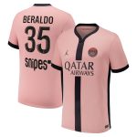 psg jordan third stadium shirt 2024-25 – kids with beraldo 35 printing Kits Collection | Shop PSG Gear