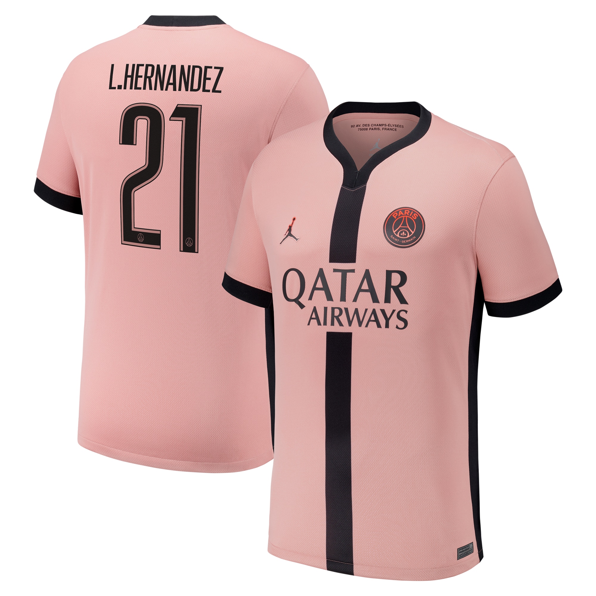 psg jordan third stadium shirt 2024-25 – kids with cup printing l.hernandez 21 Kits Collection | Shop PSG Gear
