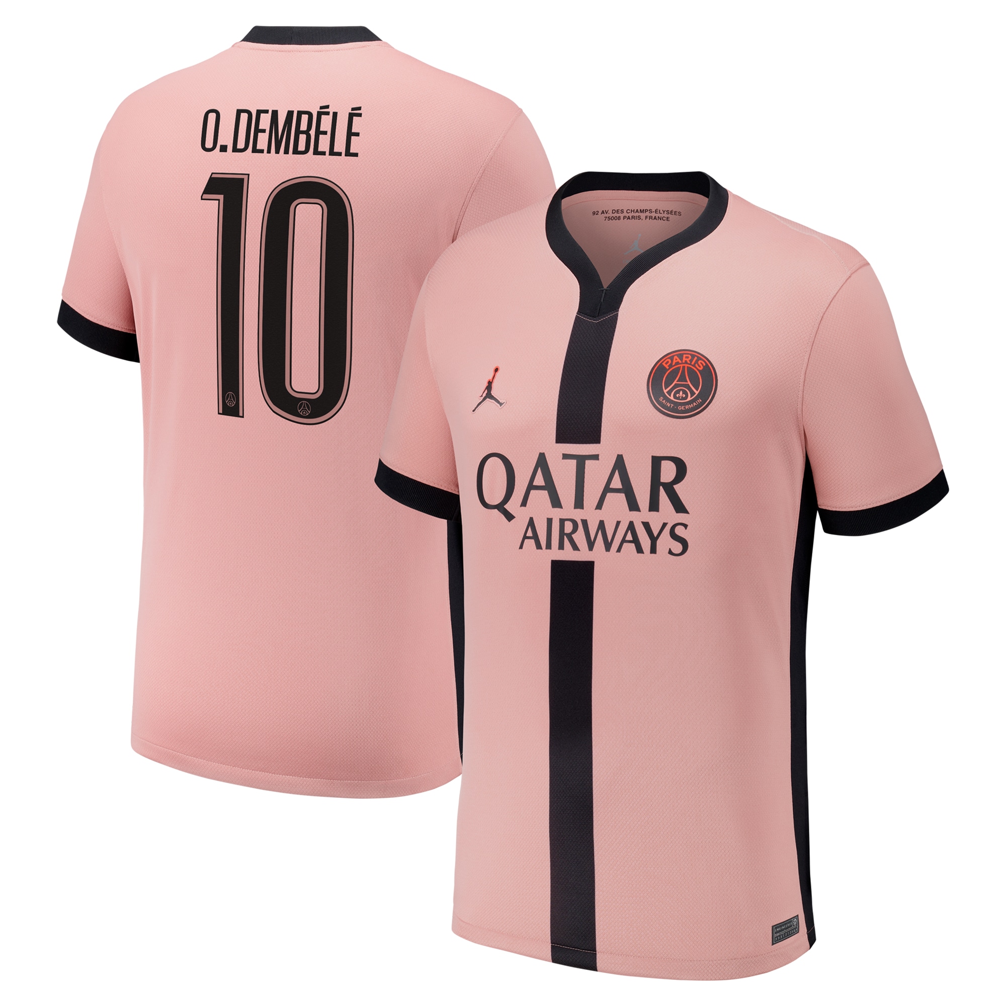 psg jordan third stadium shirt 2024-25 – kids with cup printing o.dembele 10 Kits Collection | Shop PSG Gear